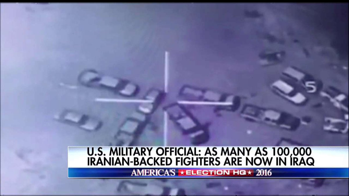 FoxNews's tweet image. U.S. military official: As many as 100,000 Iranian-backed fighters are now in Iraq.