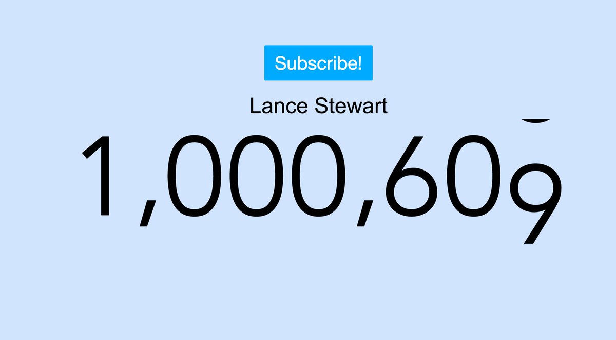 Lance210's tweet photo. 1 MILL SUBS! THANK YOU ALL SO MUCH!! YOU GUYS MEAN THE WORLD TO ME! I ALSO GOT KICKED IN THE BALLS FOR 1 MILL.. https://t.co/gZhfBevAHu