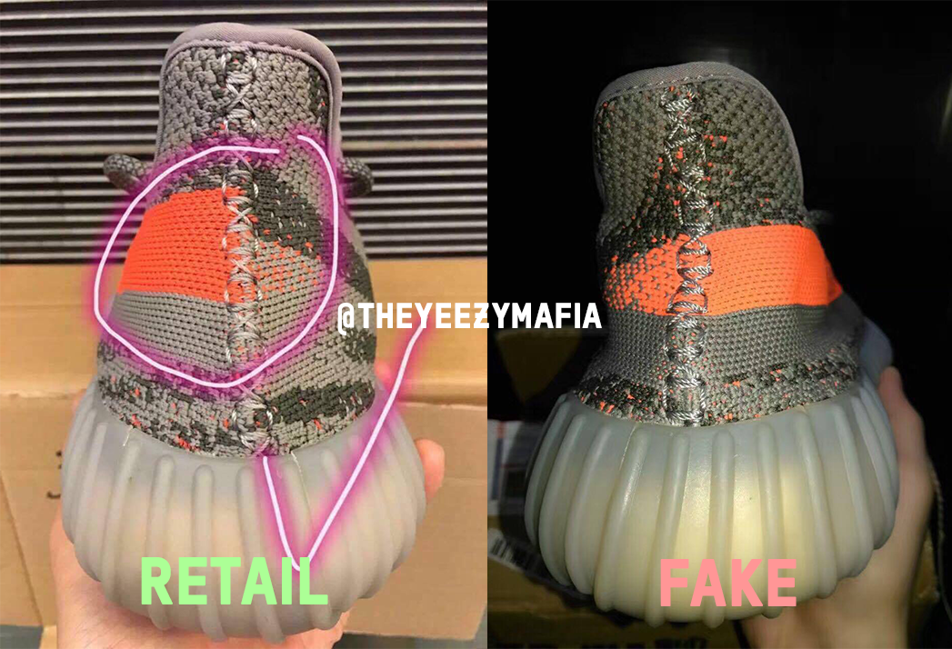 YEEZY MAFIA no Twitter: "RETAIL vs FAKE YEEZY BOOST 350 V2 "BELUGA" Please  RT, tag your friends and let the world know !#MafiaSZN  https://t.co/DtQctixnJ8" / Twitter