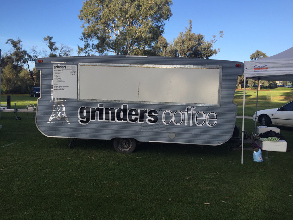 RattrayCharles's tweet photo. I'm staging a protest outside the grinders caravan! #pleaseopen https://t.co/EutJsmclez