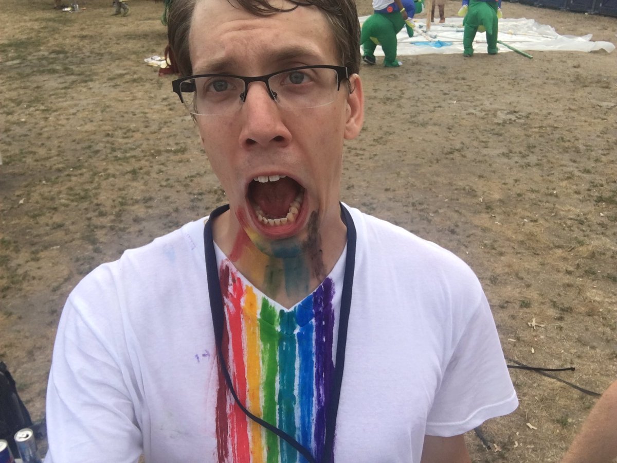 FlyingSelfies's tweet photo. Ever wonder where that rainbow vomit filter came from? #selfie #rainbow #vomit #filter #IRL https://t.co/9wUHjslUU0