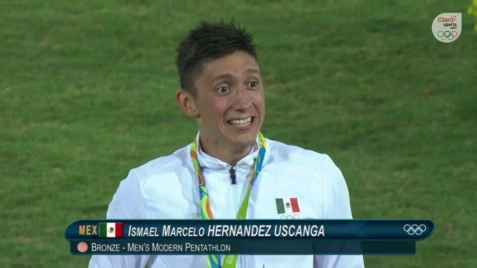 RunningLife_'s tweet photo. Ismael Hernández gana #Bronce #PentatlonModerno #MEX #JuegosOlimpicos #Rio2016 Felicidades a base de perseverancia! https://t.co/YshXdE1ZdC