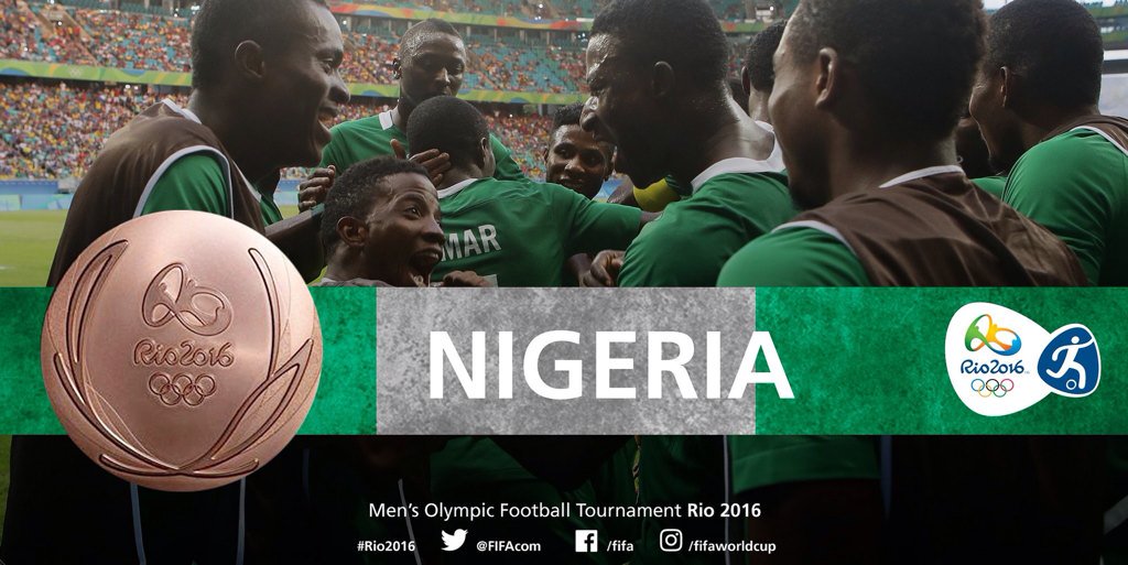 Image result for Dream Team Won Bronze for Nigeria At #Rio2016
