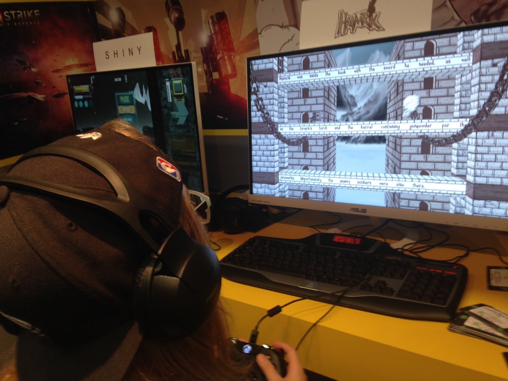 People enjoying #Haimrik at #Gamescom!