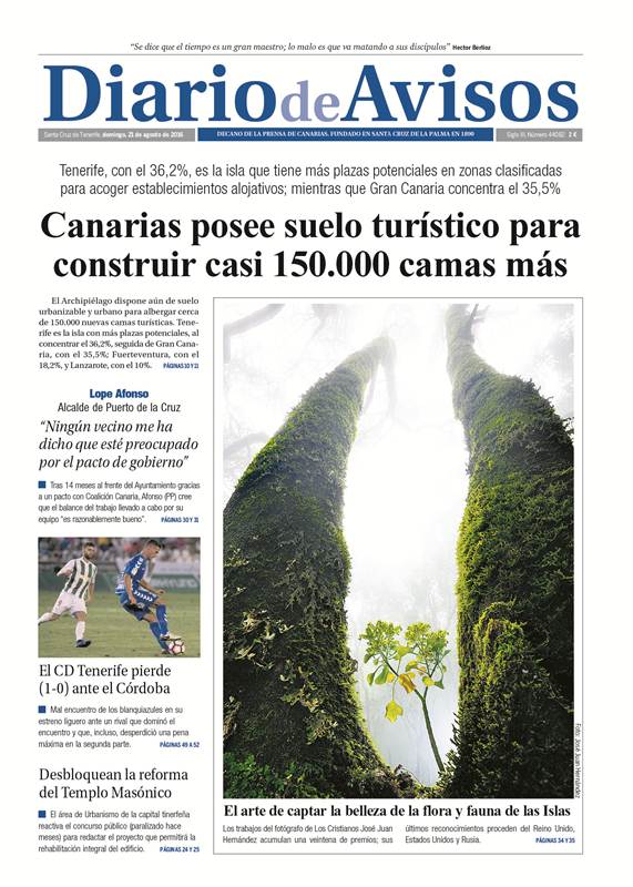 diariodeavisos's tweet photo. #Portada “Se dice que el tiempo es un gran maestro; lo malo es que va matando a sus discípulos” Hector Berlioz https://t.co/rWCFM8UGLr