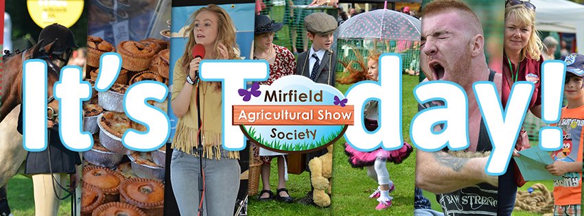 Emley_Show's tweet photo. It's Today! #MirfieldShow https://t.co/fNvyw3LMYE