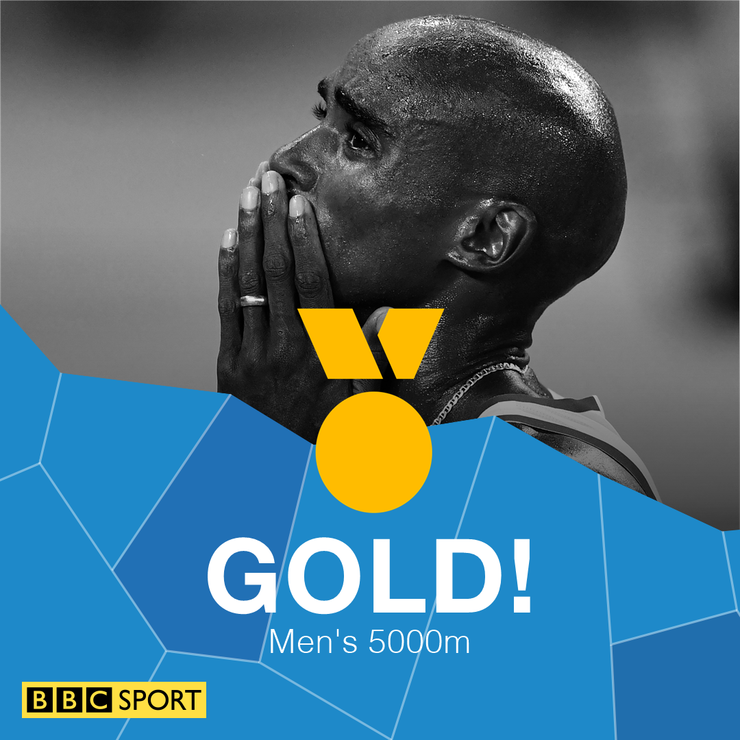 Mo Farah does it again!

He's the first British track &amp; field athlete to win four Olympic golds.

Legendary!