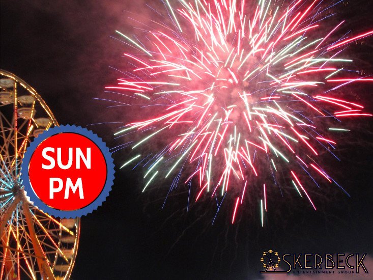 Sunday night FIREWORKS at the UP State Fair! 
Sponsored by Skerbeck Entertainment Group