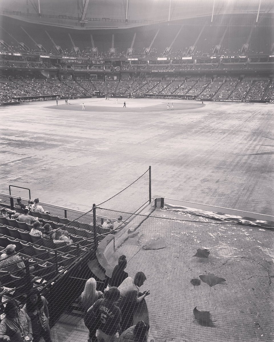Tropicana Field is future vintage. #tampabay #rays #baseball