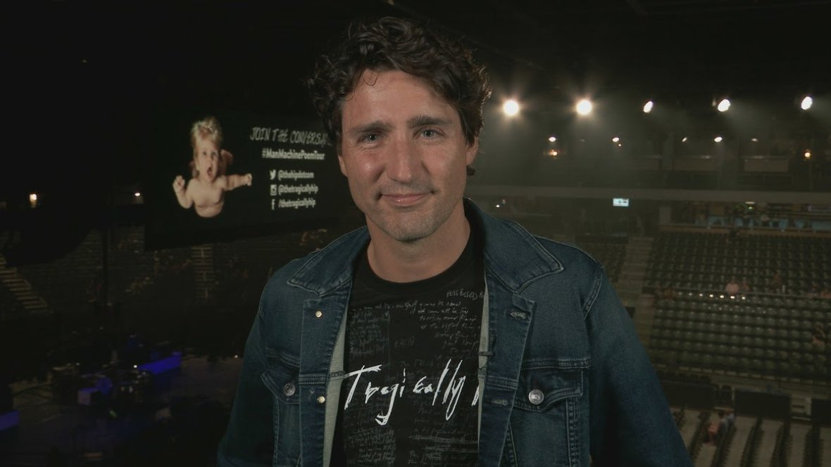 Justin Trudeau talks to Ron MacLean about The Tragically Hip #CBCtheHip cbc.ca/1.3729651