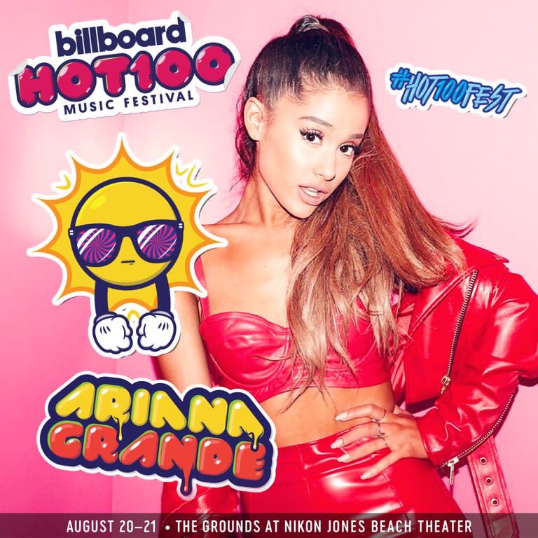 _ArianaGUpdates's tweet photo. Head over to the Hot 100 Stage to see @ArianaGrande do her thing at 9:45!🌙✨ https://t.co/bZPIhV03s7