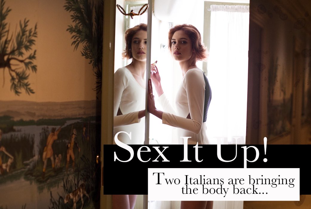 WatchThatLabel's tweet image. Meet the two Italians, who have reinvented the bodysuit. #sexy #velvet #silk #labeltowatch watch-that-label.com/label-to-watch…