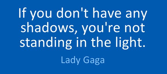 PaulaHouseman's tweet photo. 'If you don't have any shadows, you're not standing in the light.'#ThinkBIGSundayWithMarsha #SuperSoulSunday https://t.co/lhVSsAYHKW