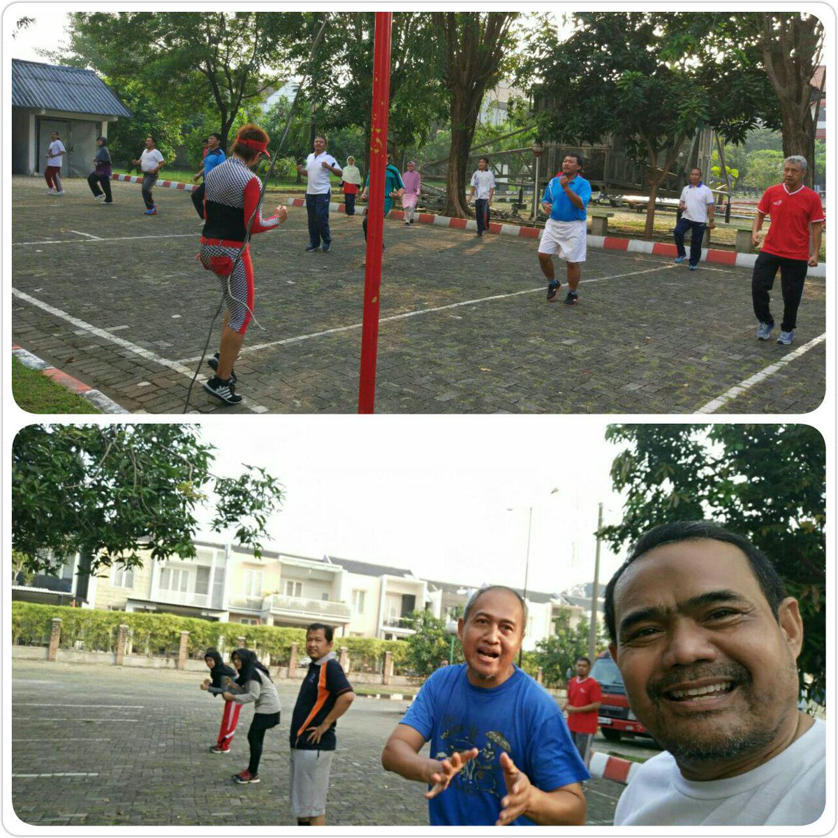 RenyRino's tweet photo. Senam pagi bikin funnn....@parwi66 @_funtastic5_ #TelkomFuntastic5 #RNOTREG5 #FunRNO5 https://t.co/YdhfH3LUo1