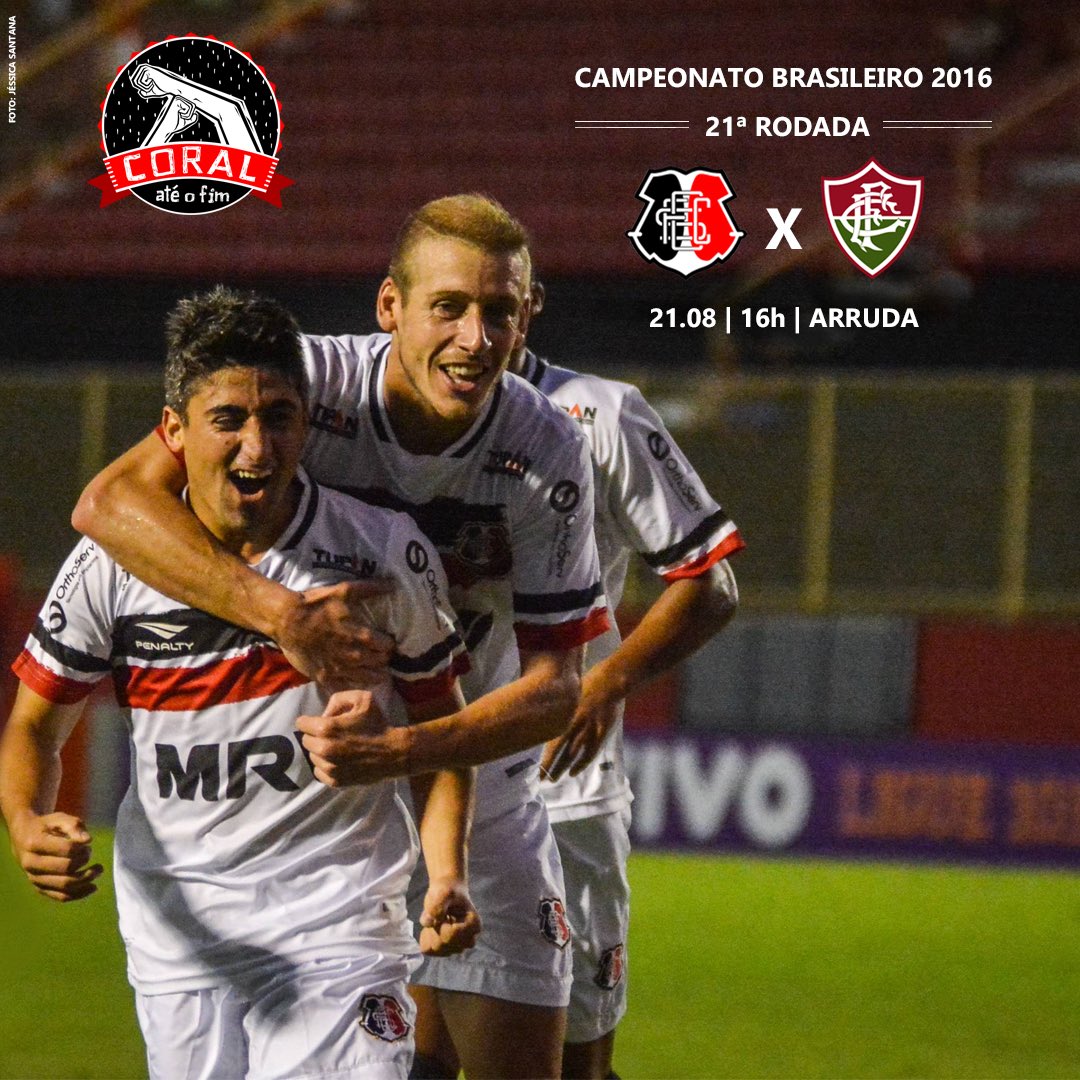 SantaCruzFC's tweet photo. Tricolor, você está convocado para vir apoiar o Elenco Coral nesse desafio contra o Fluminense. https://t.co/OeIiSl6oHc