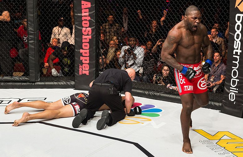 PFLMMA's tweet photo. #FullFight: Watch @Anthony_Rumble's Impressive 1st Round KO of Mike Kyle at #WSOF8: https://t.co/h4p5x398Bj #UFC202 https://t.co/ajDFmsFiWR