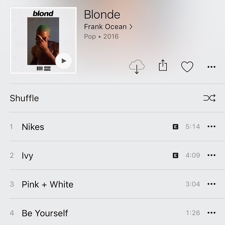 jcoreywhite's tweet photo. get there while you can! #blond #frankocean 🙌🏼 https://t.co/l3yltPg8nL https://t.co/0t0ypEC2y3