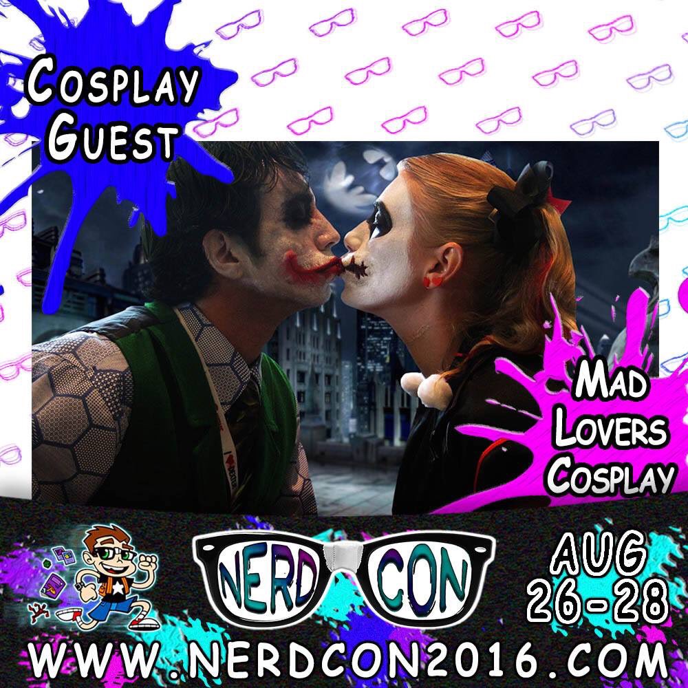 NerdConLive's tweet image. Nerd Con 2016 Guest Announcement!

Mad Lovers Cosplay!

#nerdcon2016 #guest #cosplay