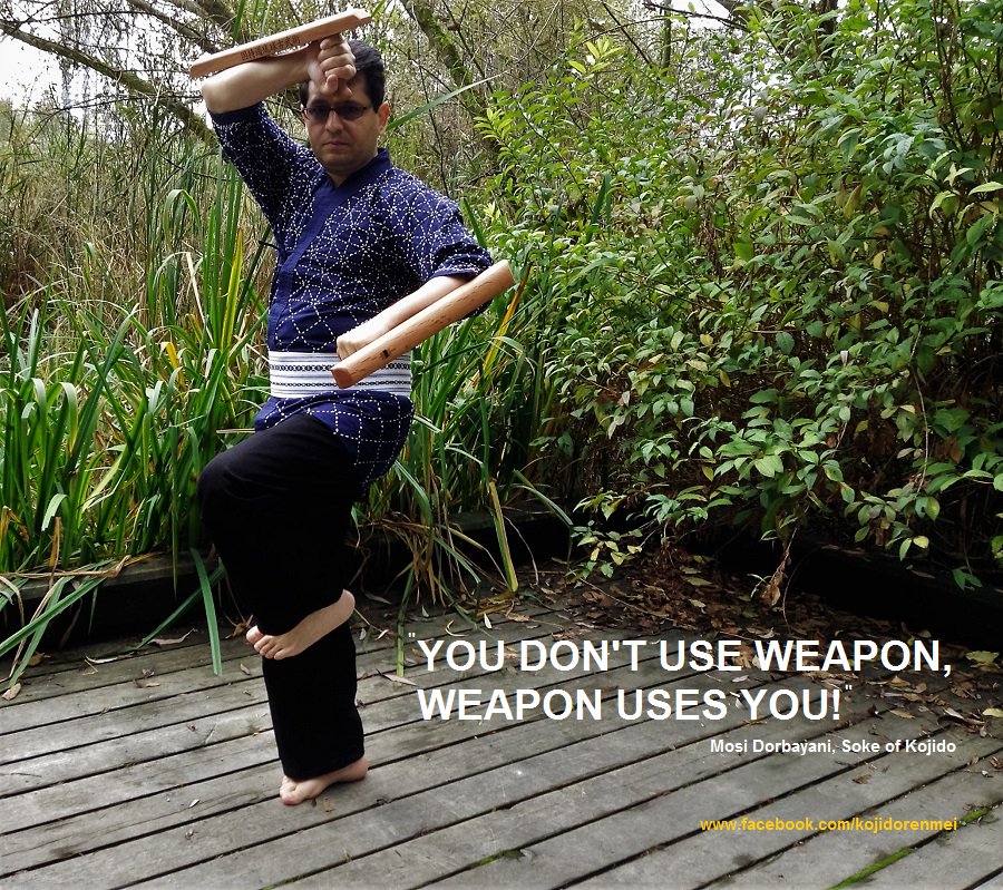 KOJIDOHEIHO's tweet photo. "You don't use weapon, weapon uses you!" #MartialArts #kobudo #okinawankobudo #tonfa #Kobujutsu #armedcombat https://t.co/NKAsWGh4oc