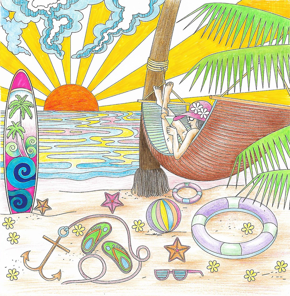 4SkillfulColor's tweet photo. #SundayMorning Coloring at #beach #sea #summer #sunglasses https://t.co/gPEdwlycd8