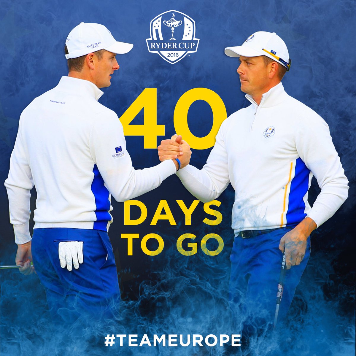 RyderCupEurope's tweet photo. 40 days... https://t.co/2lG2rGd9uK
