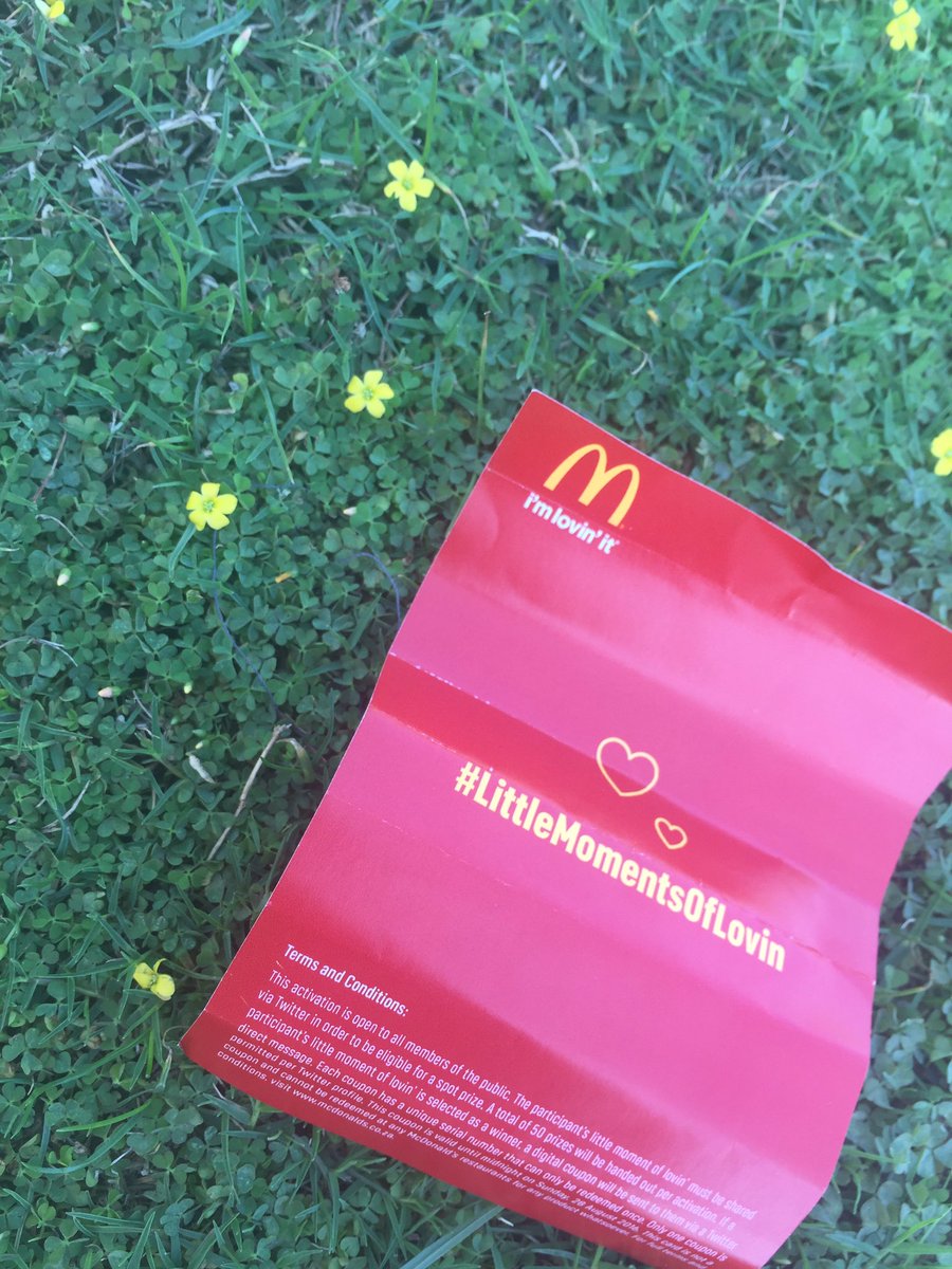 ProjectScouted's tweet image. Laying on the grass enjoying the sunshine ☀️ #MyLittleMomentsOfLovin with @McDonalds_SA