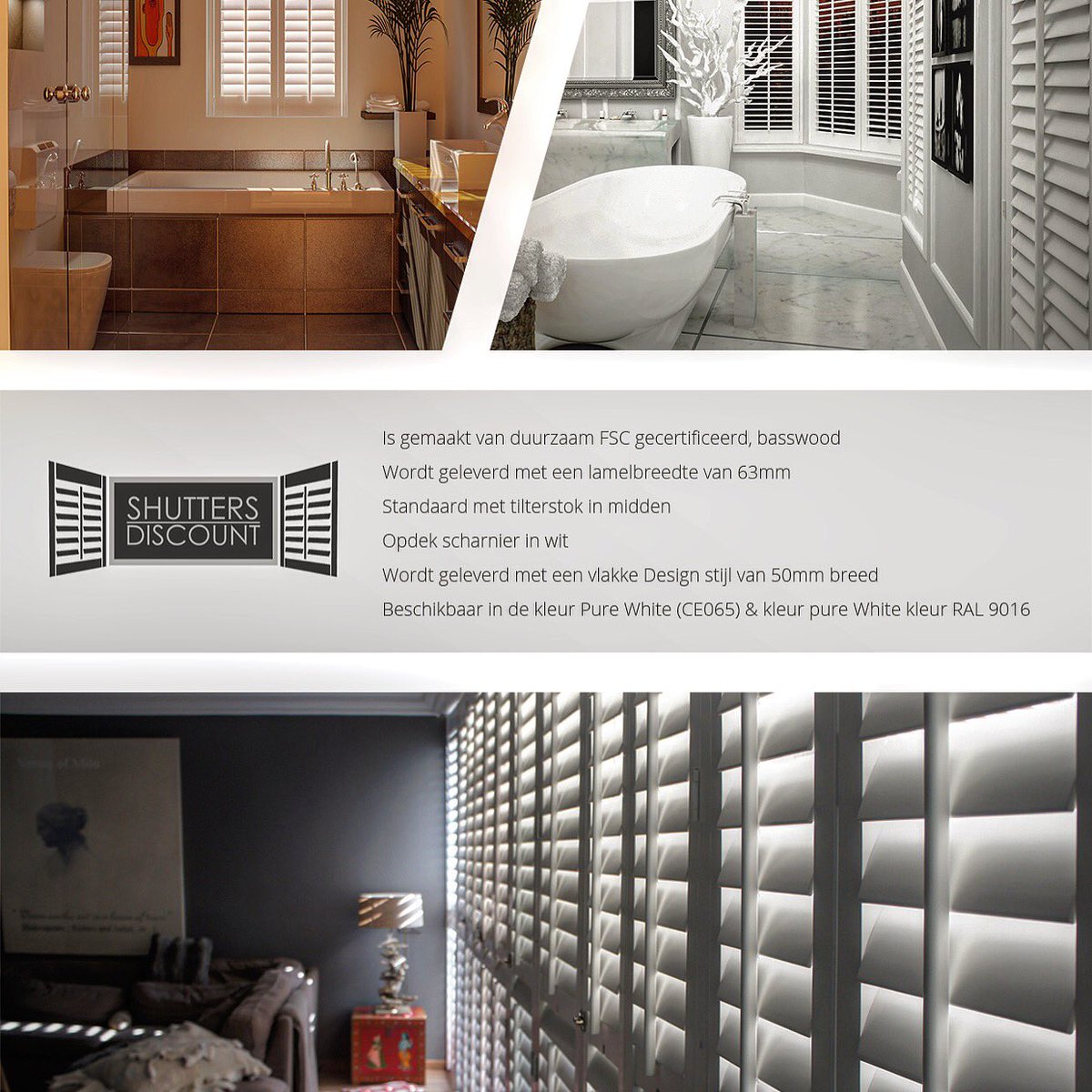 Op zoek naar betaalbare kwaliteit shutters #maatwerk shutters