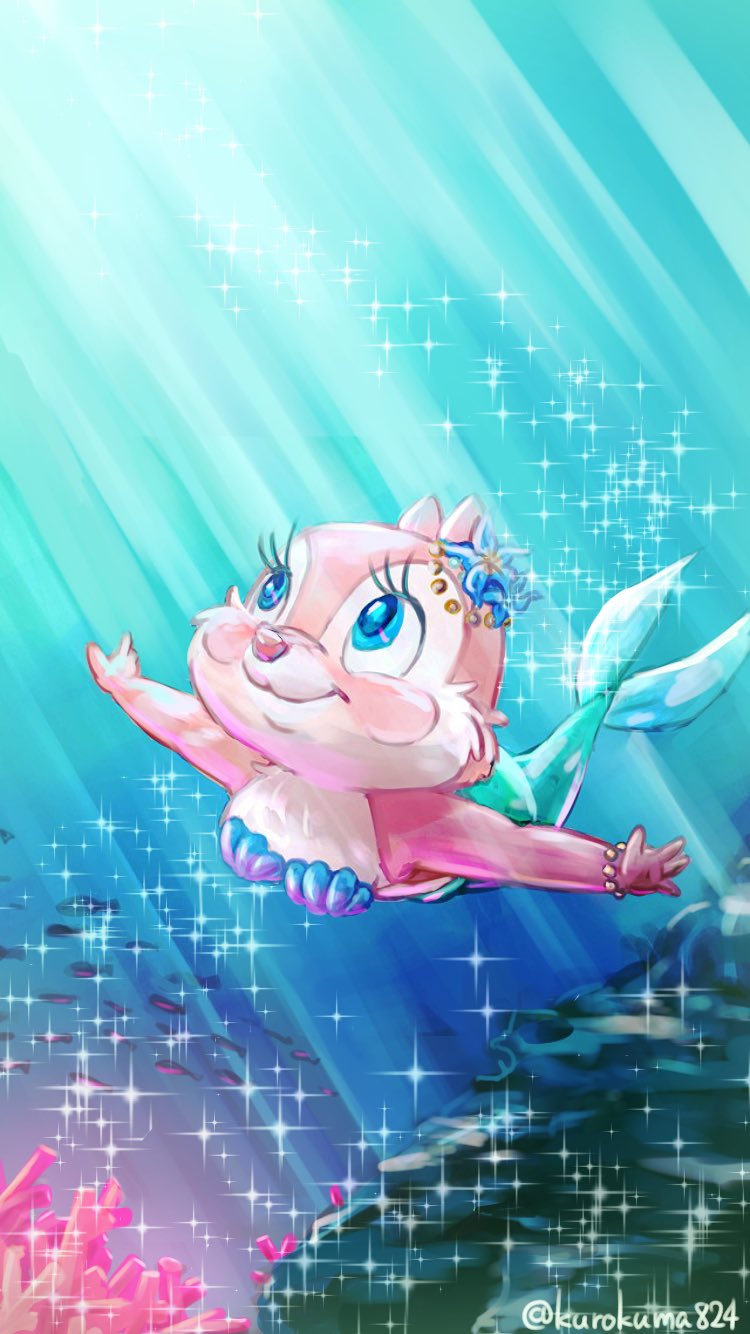 クロクマ マーメイドクラリス 待ち受けサイズのご要望があったので追加 手直ししてみました T Co Arel3dkrsm Twitter クロクマ マーメイドクラリス 待ち受けサイズのご要望があったので追加 手直ししてみました T Co Arel3dkrsm Twitter