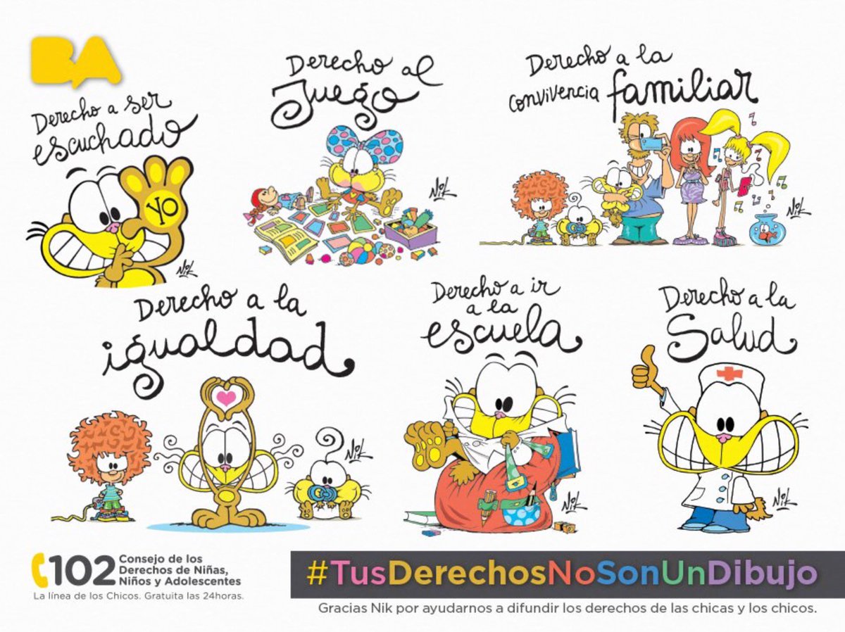 Nikgaturro's tweet photo. En el #FelizDiaDelNino recordá siempre los derechos d los chicos. Ellos son el futuro ❤️💚💙#DomingoDeGanarSeguidores https://t.co/jMMxByLnUF