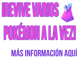 PoquemonGo's tweet photo. Aprende como revivir a varios Pokémon a la vez en: https://t.co/vZ5Rqh4Fvb https://t.co/nZ8s24kKE6