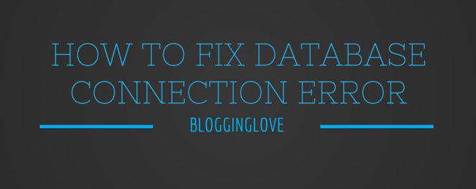 ravichahar27's tweet image. How To Remove “Error Establishing A Database Connection” Message? buff.ly/2b9bRbH #databaseError