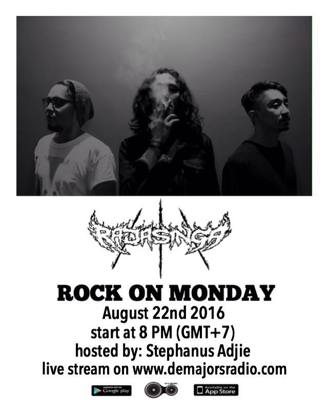 Rungoke lho "<a href="/Kukuh_Hadi/">kph</a>: Manteb"<a href="/StephanusAdjie/">stephanus adjie</a>: ngobrol di @demajorsradio bersama <a href="/rajasinga04/">RAJASINGA</a> di #RockOnMonday ""