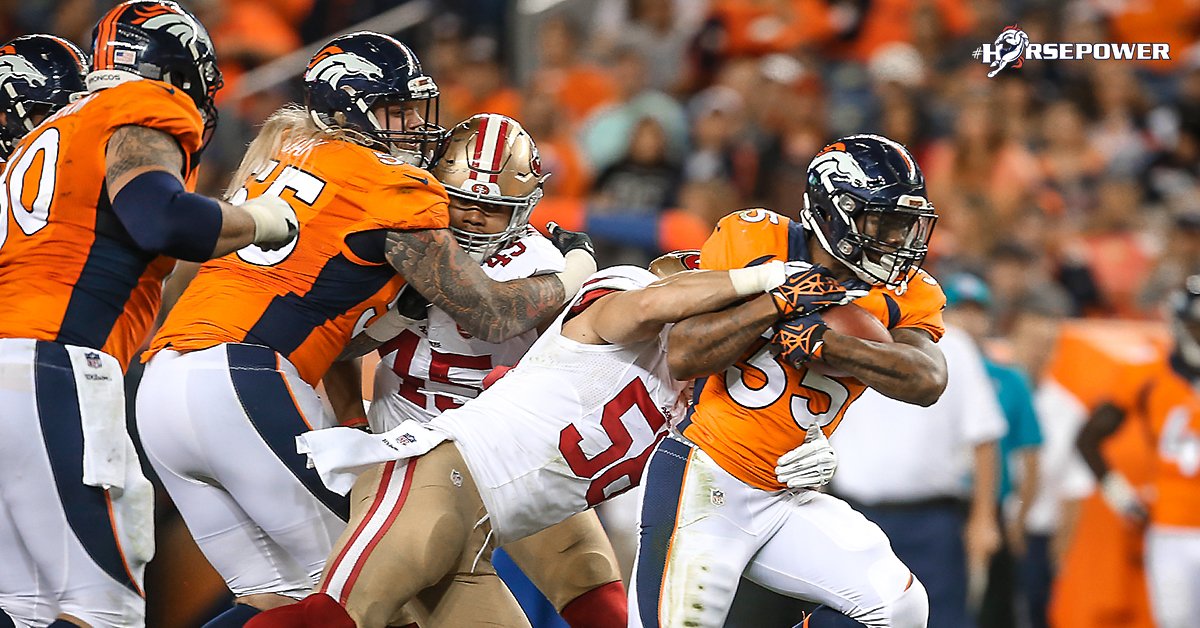 Broncos's tweet image. Another week down. Two more to go.

📸's » j.mp/2bDistw

#SFvsDEN