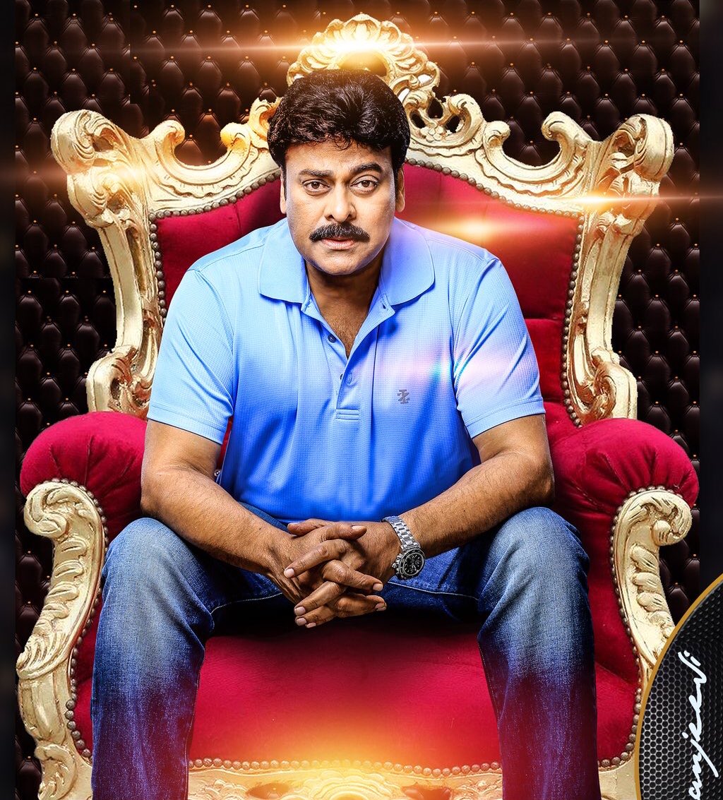 NiharikaFC's tweet photo. Happy Birthday Megastar Chiranjeevi.
#Chiru150FirstLook https://t.co/GiE4NIgupC