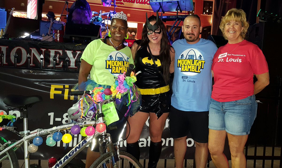 tonycolombotalk's tweet photo. The winners of "Best Bike" and "Best Costume" at the #MoonlightRamble https://t.co/pTSJqBjqMf