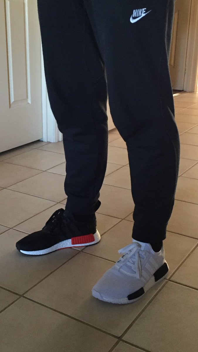 KongFooSing's tweet image. @adidasoriginals #nmd release. Couldnt decide between black or white #whynothaveboth