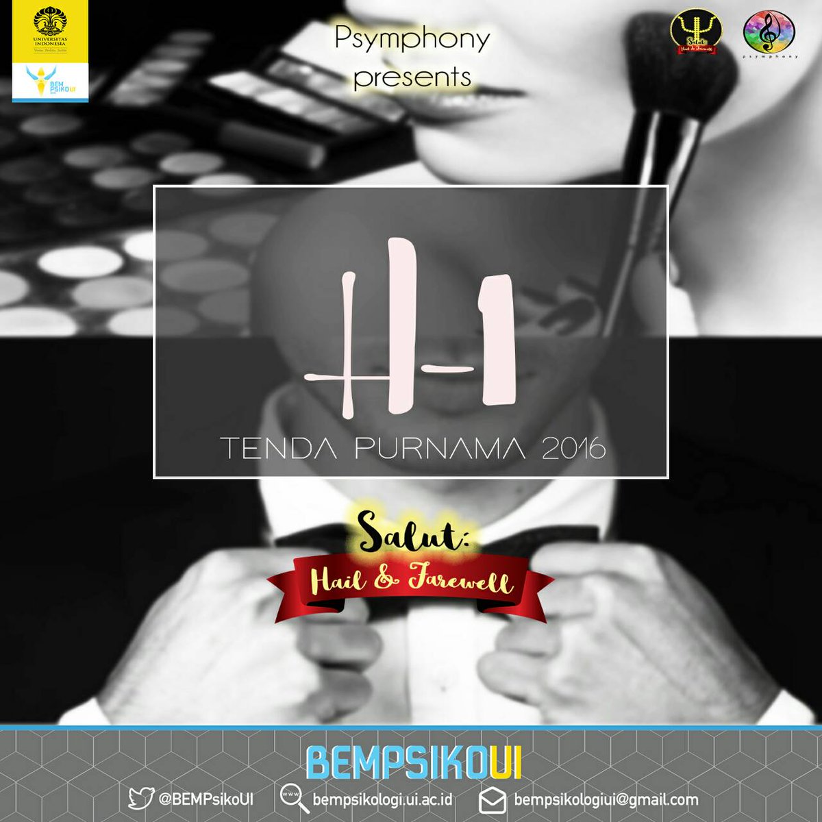 [BESOK NIH!]
Jangan lupa untuk datang dan ramaikan di Lapangan Kancil F.Psi UI jam 4 sore!