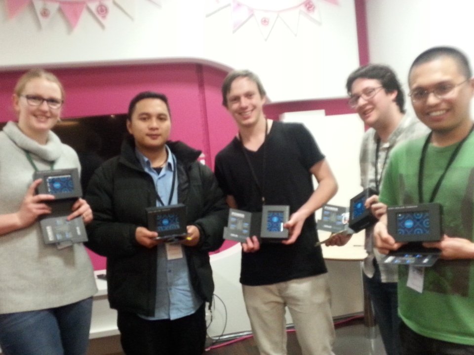 summeroftech's tweet photo. Our VERY appreciative 1st and 2nd placed teams... thanks for the prizes @xero! #hackfestSoTWLG https://t.co/O3DxnXD0RH