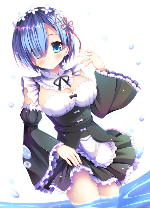 レムりいいいいいいいいいん!!!!!! ようやく出来たー\(^ω^)/ #リゼロ 