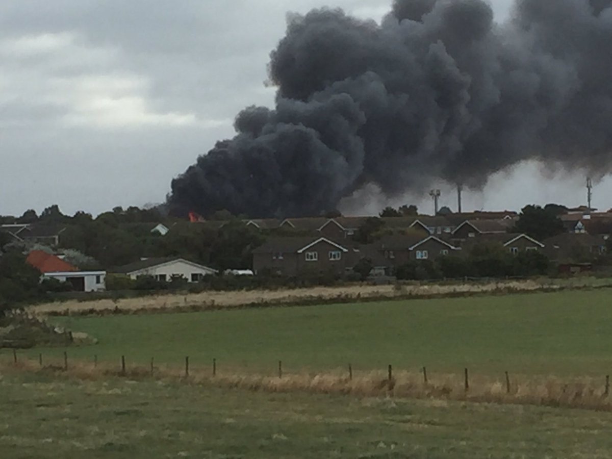 Selsey school is on fire @bbcsolent. @BBCRadioSolent @BBCNews