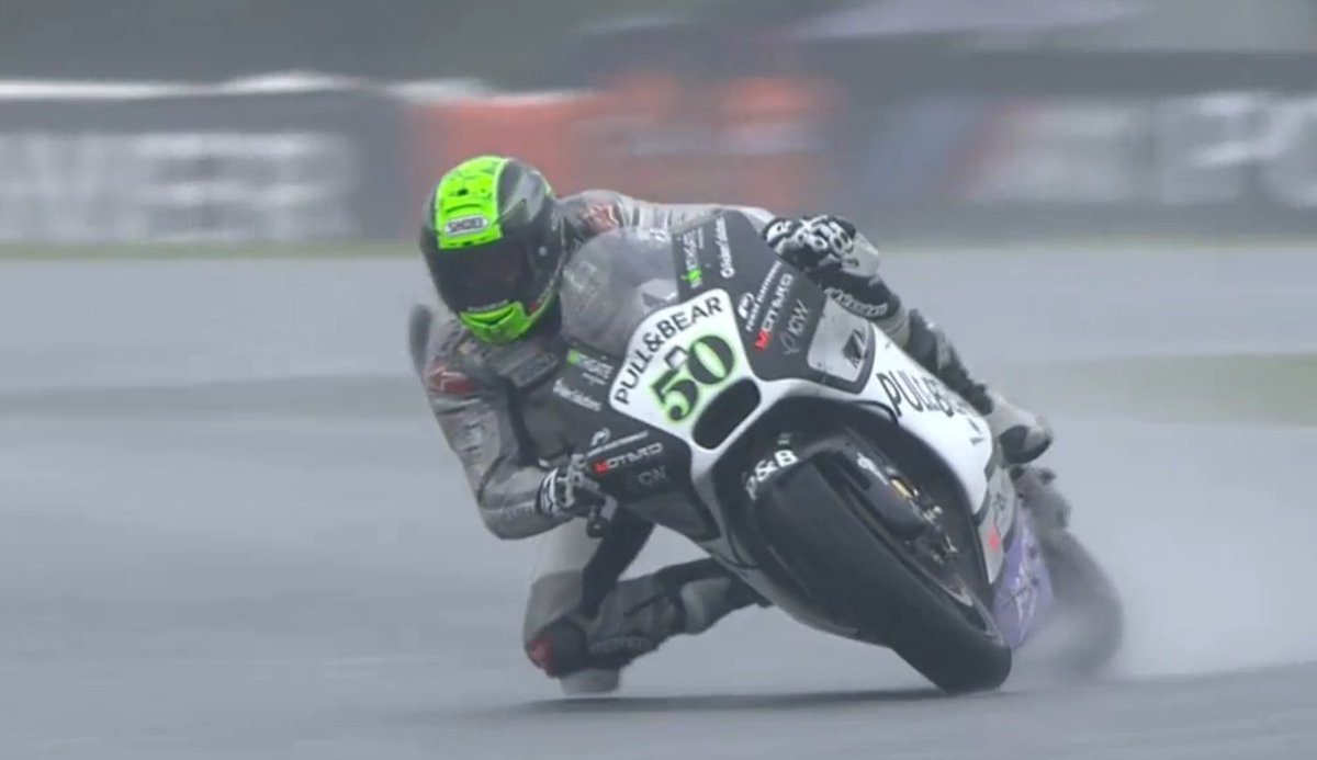 "<a href="/crash_motogp/">Crash MotoGP</a>: Eugene Laverty currently fastest in wet #CzechGP #MotoGP Warm-up <a href="/EugeneLaverty/">Eugene Laverty</a> <a href="/AsparTeam/">Aspar Team</a> "