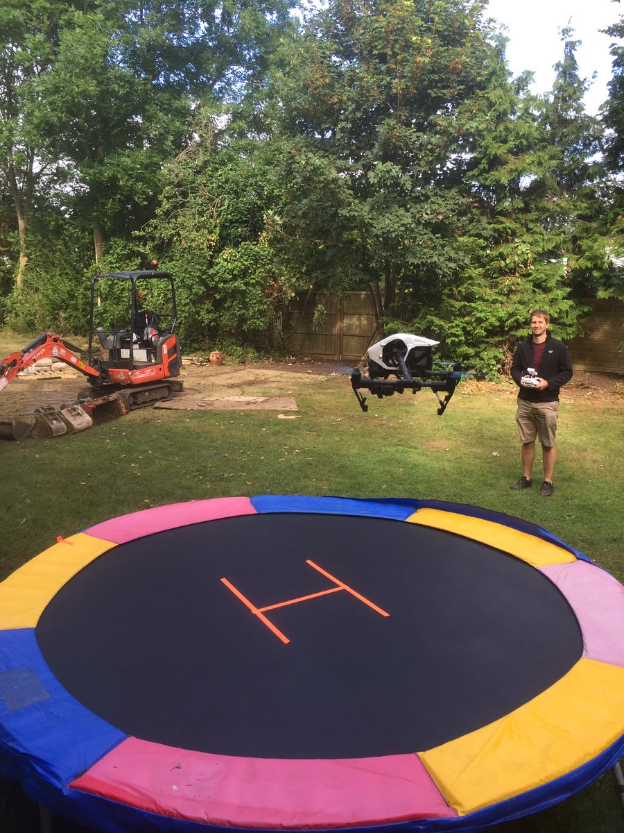 Sam_cameraman's tweet photo. Some #helipad testing for @CineworksUK new 'mass absorbing landing system' available for hire soon! 😂 https://t.co/P1l0B3lmZK