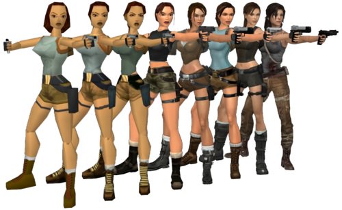 divertap's tweet image. Lara Croft during the years... amazing how things change! #gameevolution #gamedev #indiedev