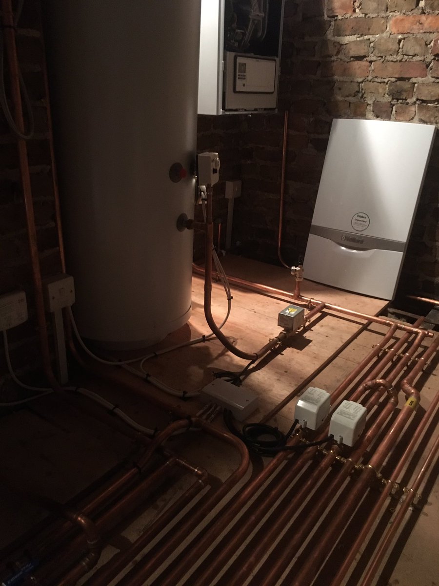 GasPerry's tweet photo. New system in Brighton getting there @vaillantuk https://t.co/Z8PZz7viAe