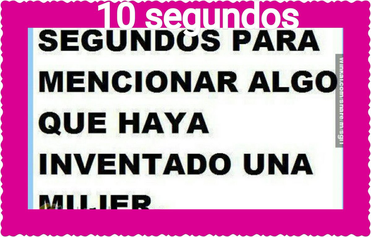 Nuriasalafh's tweet image. @SonyMusicSpain @CD9 #RetoCoder les reto a en 10 segundos mencionar algo de una mujer #Codersespañolas
