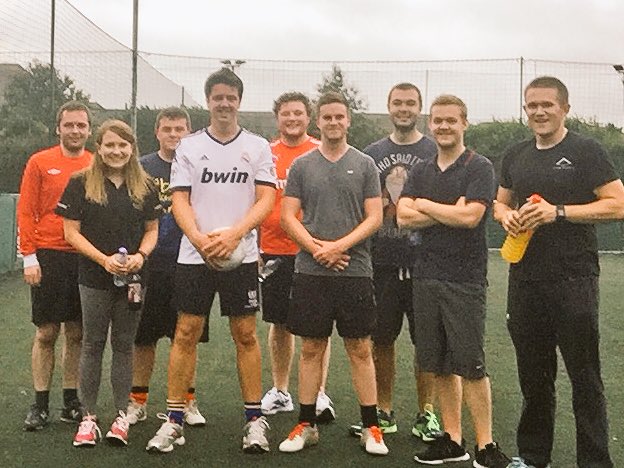 Congrats to the cornets and <a href="/DrageHannah/">Hannah White</a> - winners of the inaugural Tredegar 5 a side footie contest! #nofilter