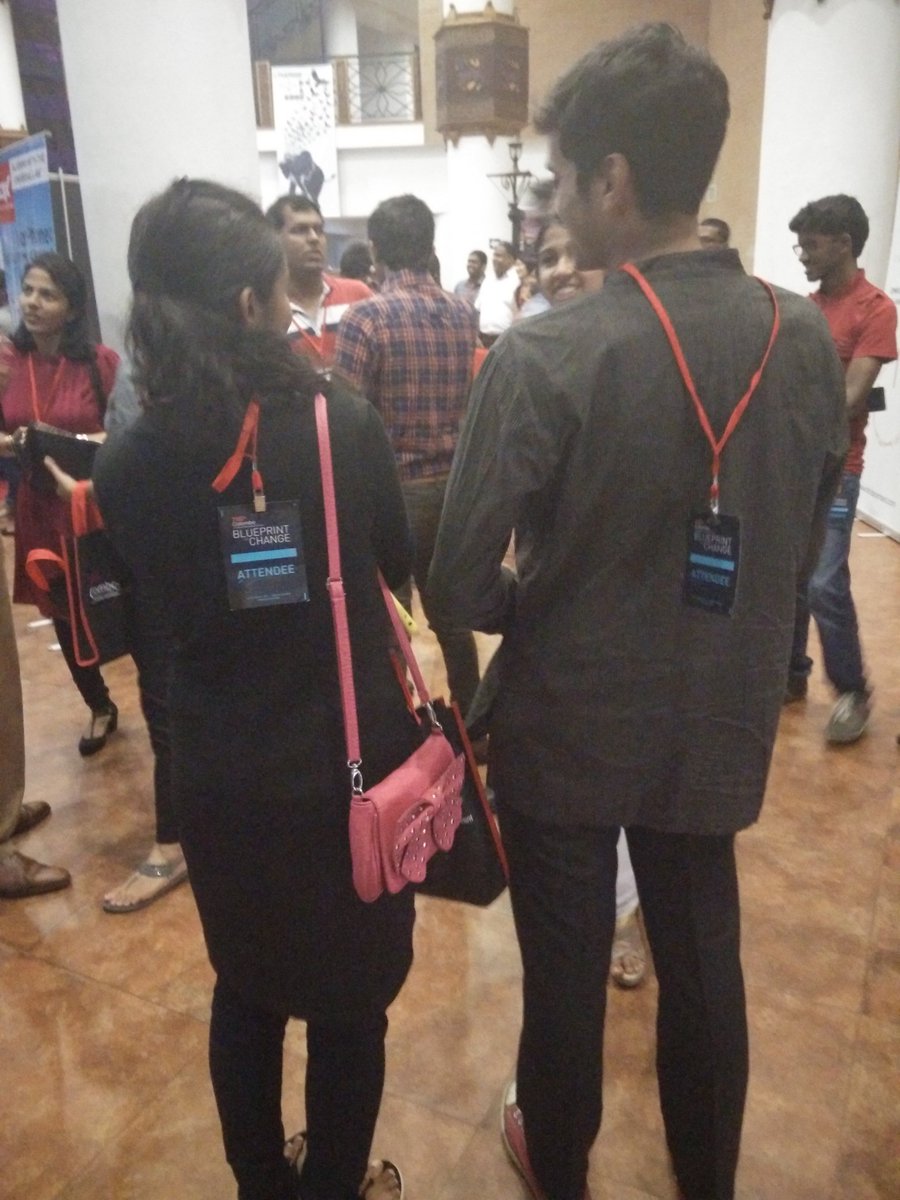 Shaik_001's tweet photo. Two TEDx attendees with their backs to the camera #TEDxColombo https://t.co/3CFUHoUJsG