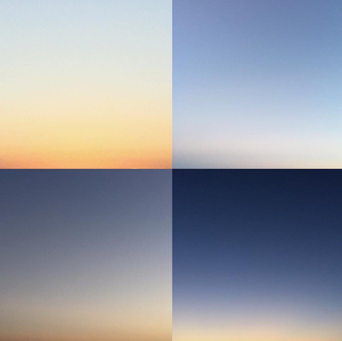 LarryTenney's tweet image. When @BobWeinstein&apos;s sunset sky grid gives way to your art | @EnlightApp @brainfevermedia @TheCircularApp