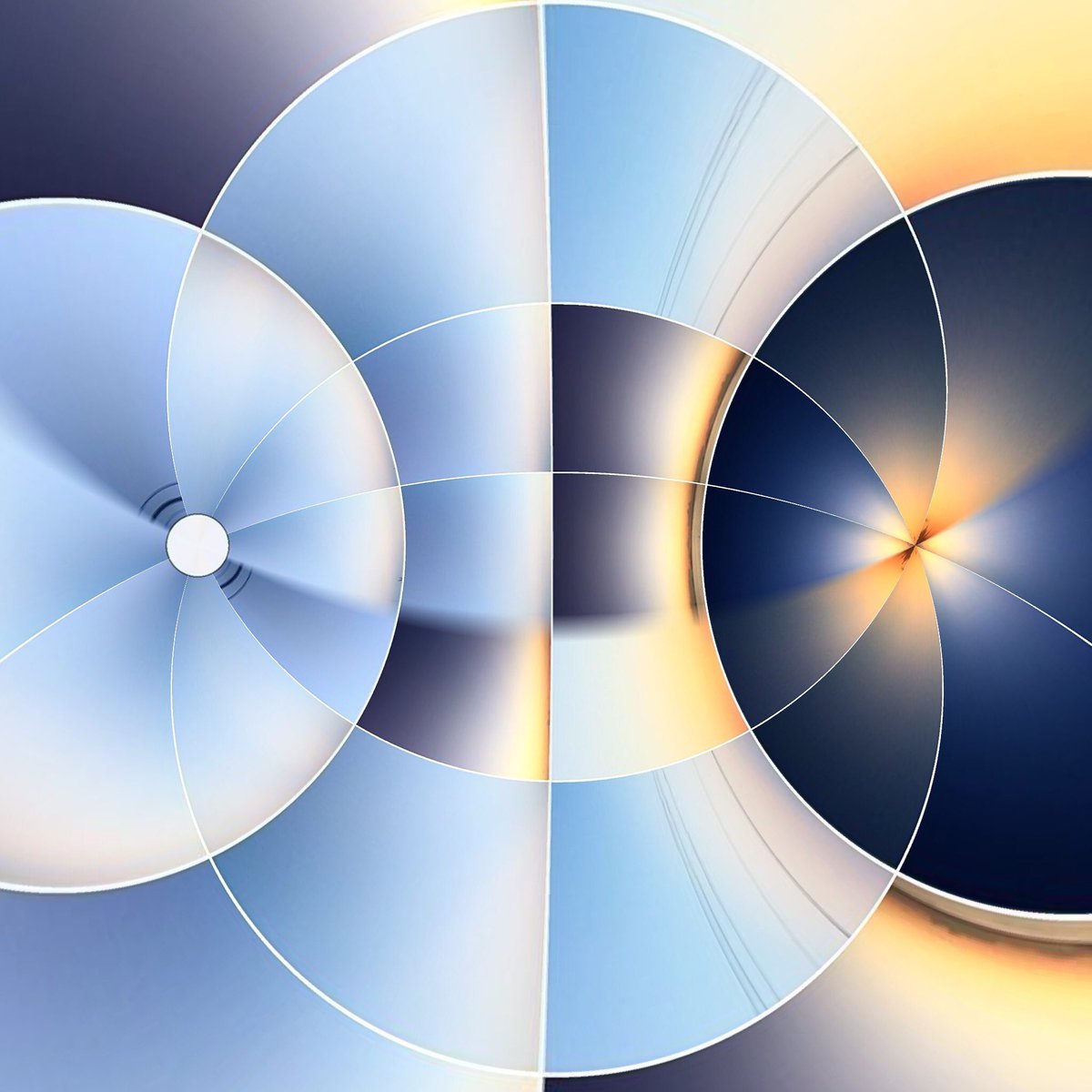 LarryTenney's tweet image. When @BobWeinstein&apos;s sunset sky grid gives way to your art | @EnlightApp @brainfevermedia @TheCircularApp