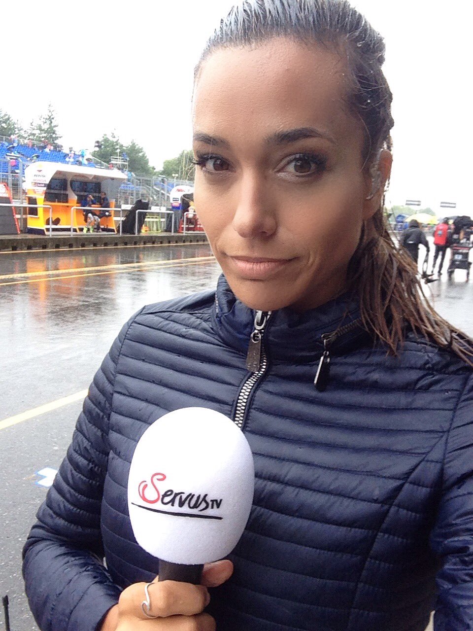 Andrea Schlager On Twitter Really Again Czechgp Czechgpweather Presentingintherain Servustv